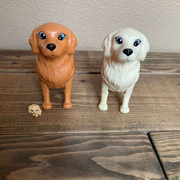 Barbie Dogs x 2 and one Puppy! - Picture 1 of 10